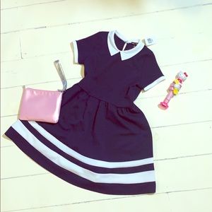 NWT - Max + Riley - Navy Dress - Large